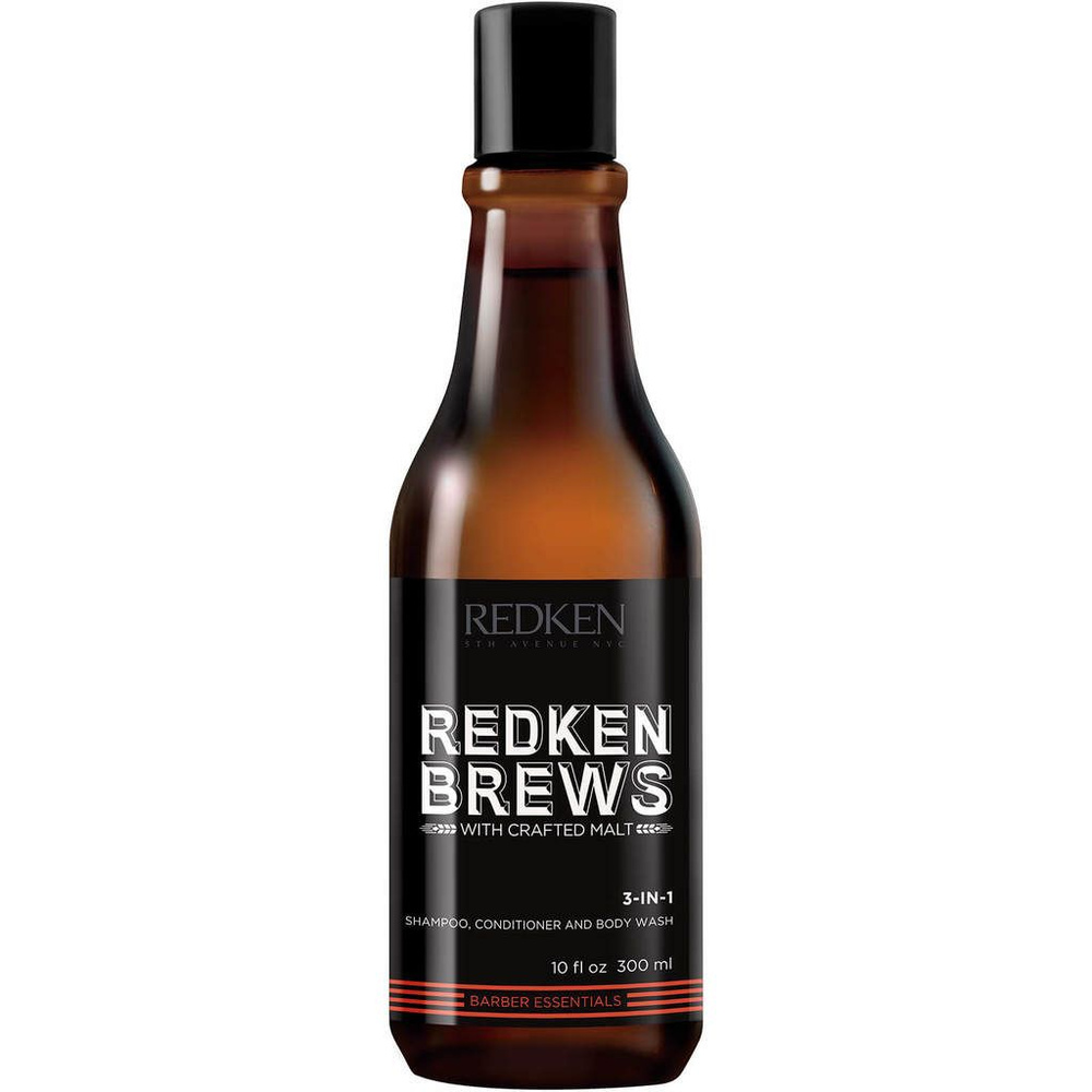 Redken - Brews 3 in 1 Средство 3 в 1 шампунь, кондиционер, гель для душа 300 мл  #1