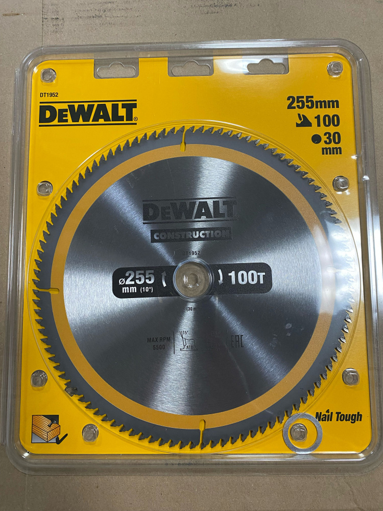 DeWalt Диск пильный 255 x 30; 100  зуб. #1