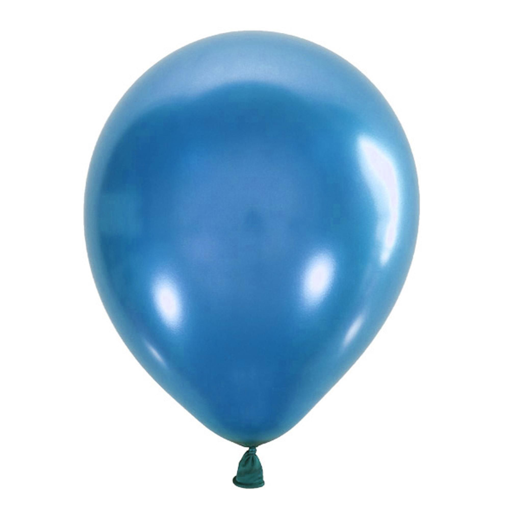 Воздушный шар 12"/30см Металлик BLUE 022 100шт #1