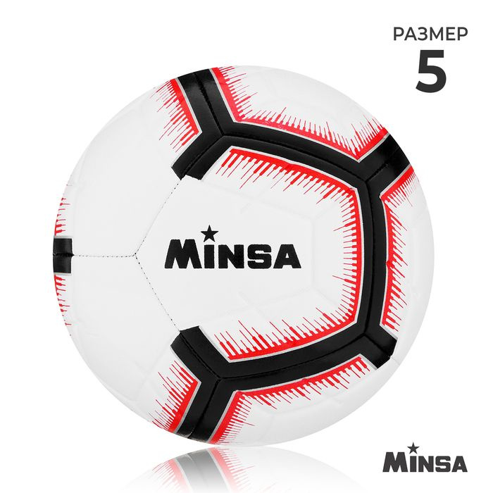 Мяч футбольный MINSA, TPE, машинная сшивка, 12 панелей, р. 5 #1