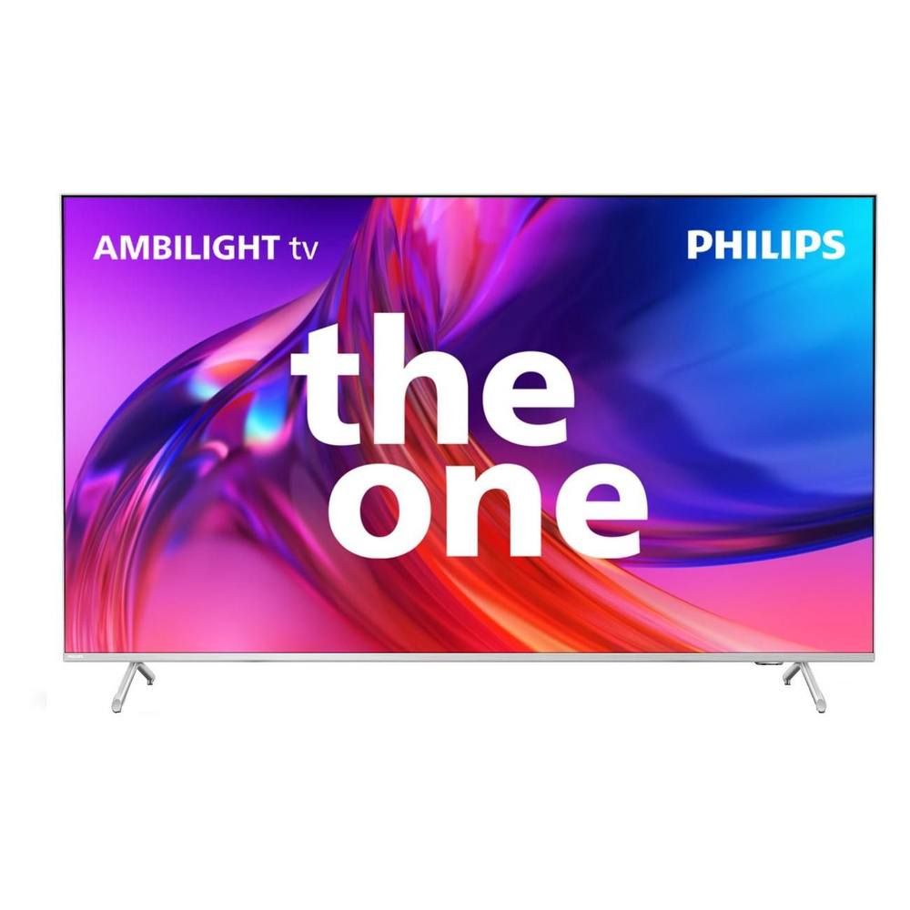 Philips Телевизор 65" 4K UHD, серый, серебристый #1