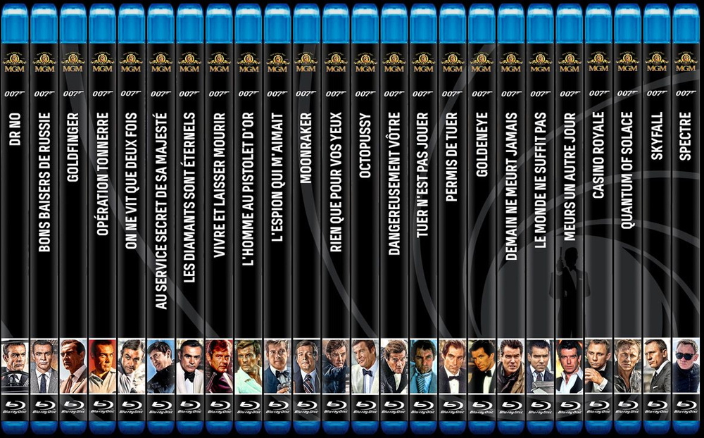 007 James Bond(Джеймс Бонд) Полная Коллекция 25 Blu-ray #1