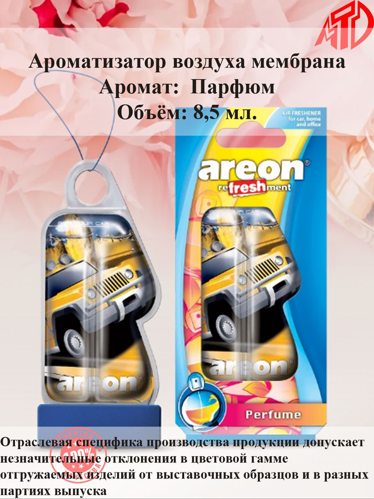 Areon Ароматизатор автомобильный, PERFUME - ПАРФЮМ, 8.5 мл #1