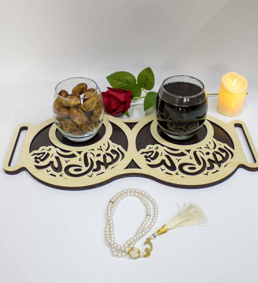 Поднос для открытия Ифтара, Муслим декор для священного месяца Рамадан Мубарак  #1