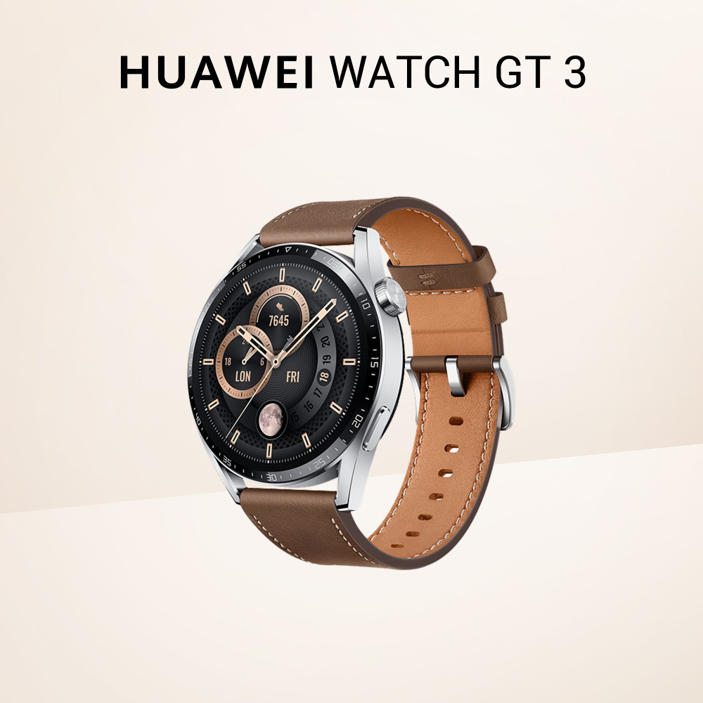 Умные часы Huawei WATCH GT 3 46mm, коричневый #1