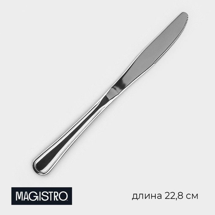 Нож столовый из нержавеющей стали Magistro Versal, длина 22,8 см, толщина 3,5 мм  #1