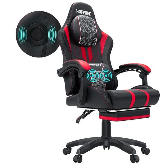 CyberZone Игровое компьютерное кресло, черно -красный 97 #1