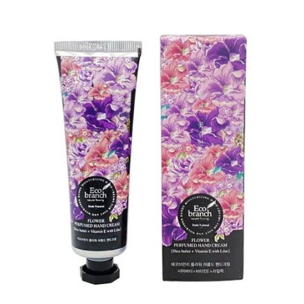 Eco Branch Крем для рук Flower Perfumed Hand Cream Shea Butter With Lilac #1