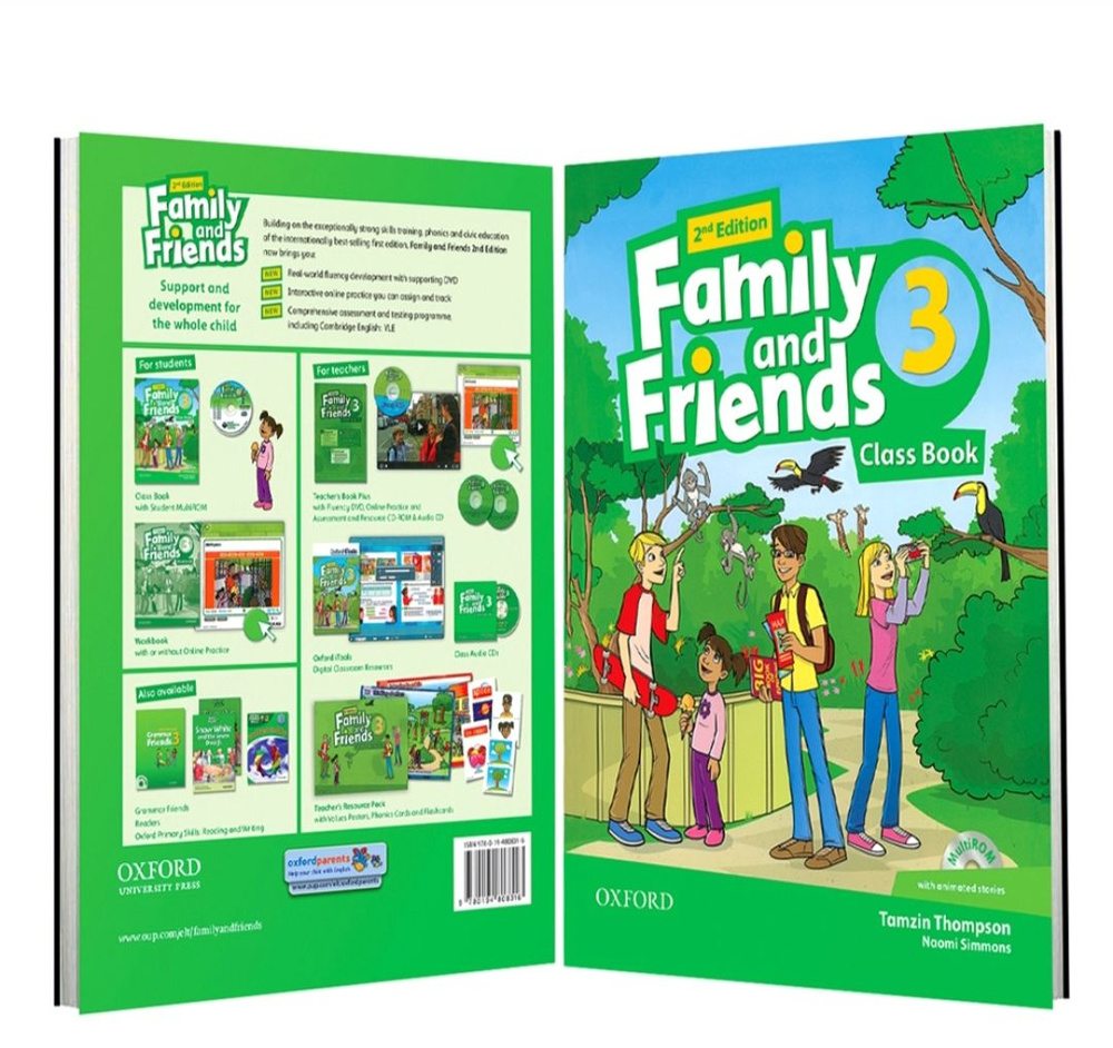 Family and Friends 3 (2nd edition) Class Book + Workbook + CD/DVD #1