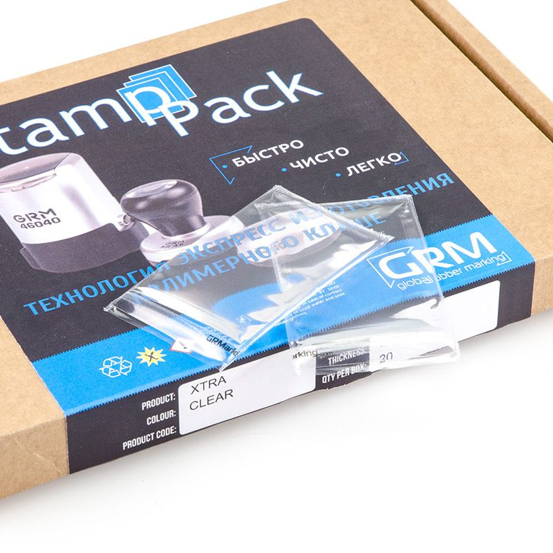 GRM StampPack - Кассета с полимером, формат A9, 2.3mm, упаковка 20 шт.  #1