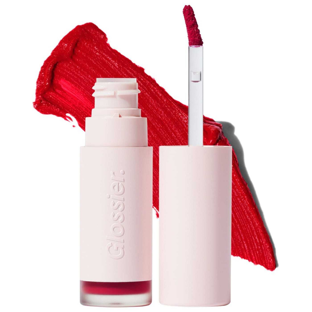 Glossier G Suit Soft Touch Matte Liquid Lip Creme Jet красная матовая жидкая помада  #1