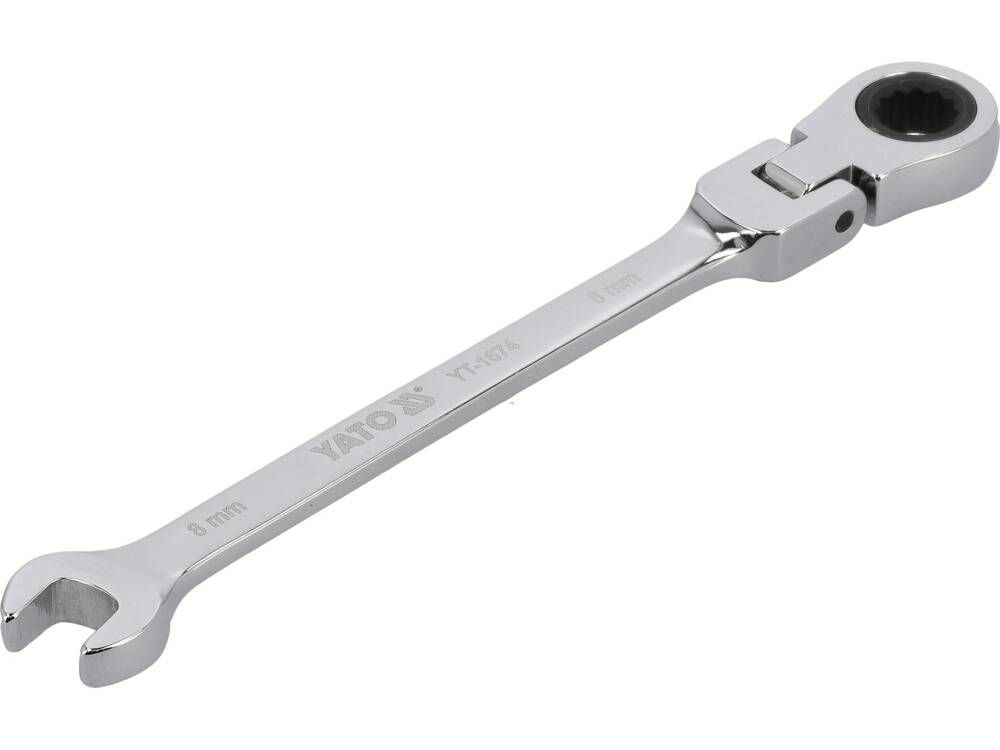Ключ комбинированный шарнирный с трещоткой 9мм #1