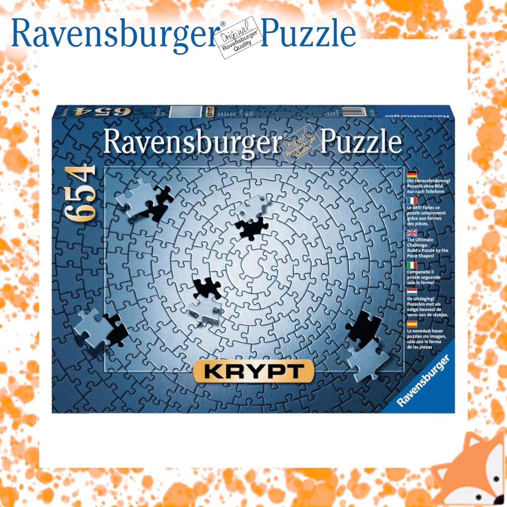 Пазл Ravensburger Krypt, Крипт Серебряный, 654 элементов, 15964 #1