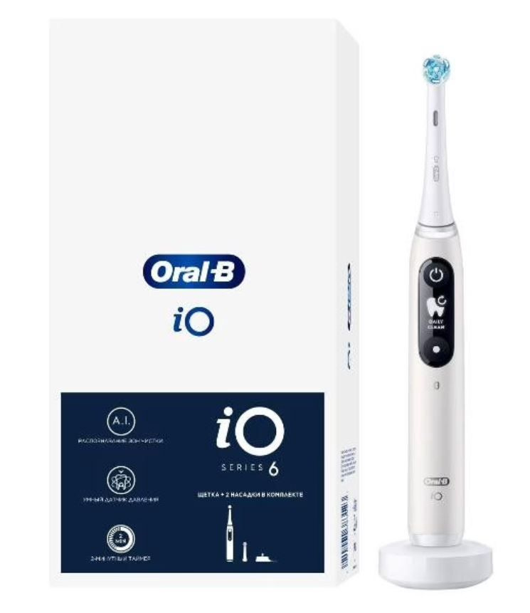 Зубная щетка Braun Oral-B iO Series 6N White #1