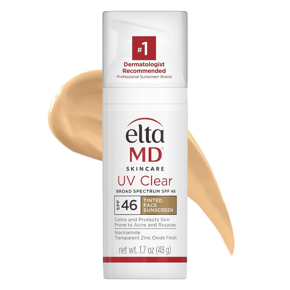 EltaMD Солнцезащитный крем для лица UV Clear, SPF 46 Безмасляный солнцезащитный крем с оксидом цинка, #1