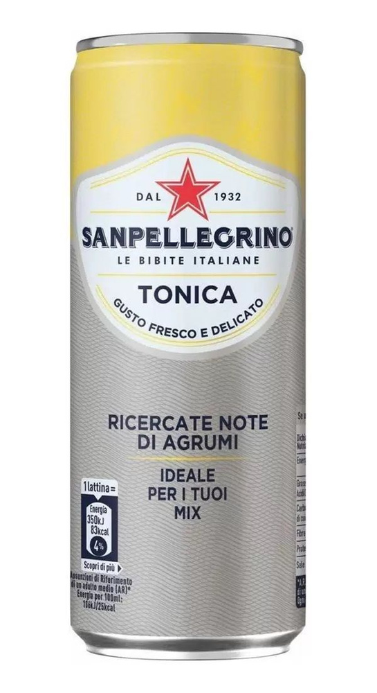 Напиток газированный Sanpellegrino Tonica Цитрус 0.33л, Италия -6 шт.  #1