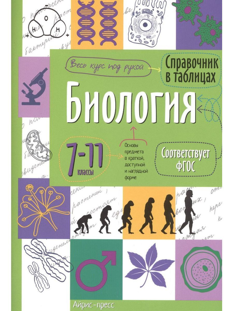 Биология. 7-11 классы. Справочник в таблицах #1