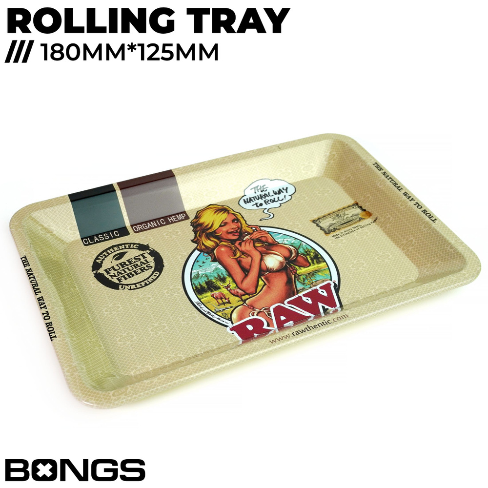 Rolling Tray металлический поднос 18x12.5 СМ для самокруток, табака и сухих трав  #1