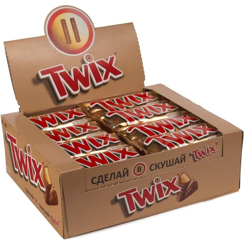 Шоколадный батончик Twix 55 г #1