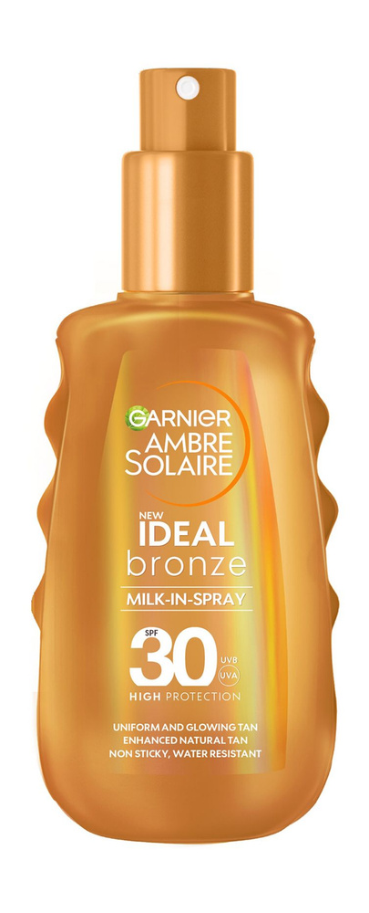 Солнцезащитный спрей-усилитель загара для тела / Garnier Ambre Solaire Ideal Bronze Milk-in-Spray SPF #1