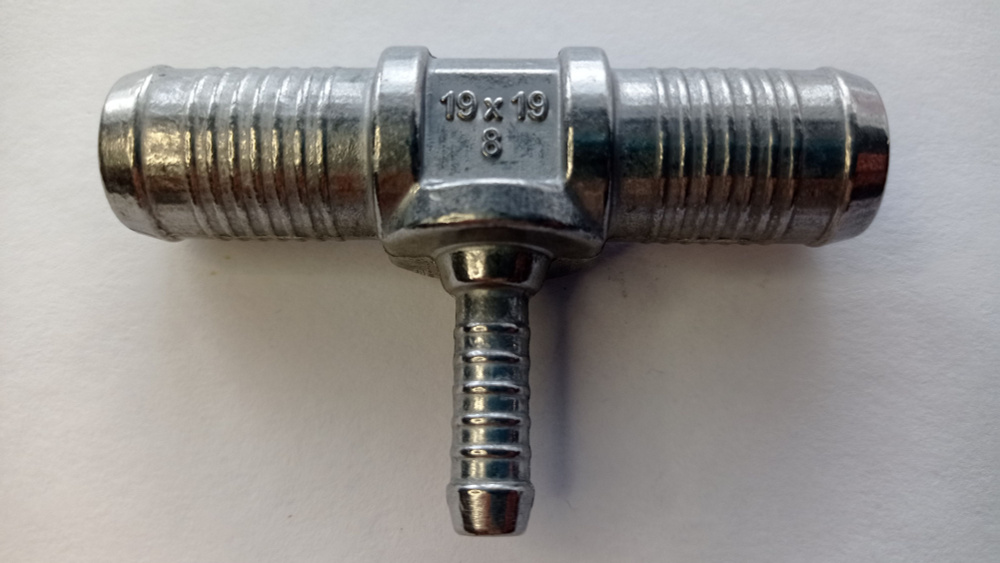 Тройник тосольный аллюминивый гбо 19/8/19 - арт. 410 - купить по ...