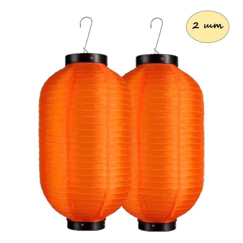 Комплект Китайские фонари Цилиндры 30х55см 2шт, оранжевый  #1