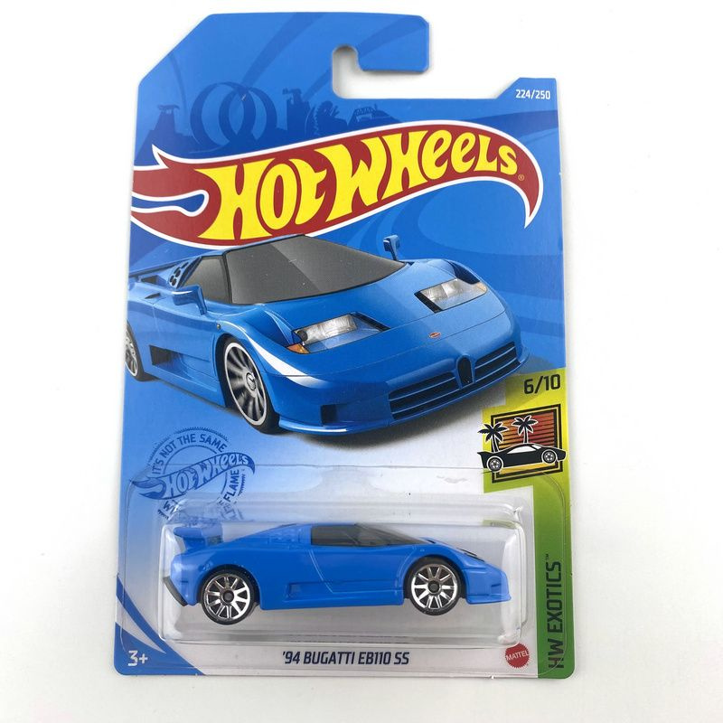 Машинка Mattel Hot Wheels 2021 C4982 94 Bugatti Eb110 Ss Blue #1