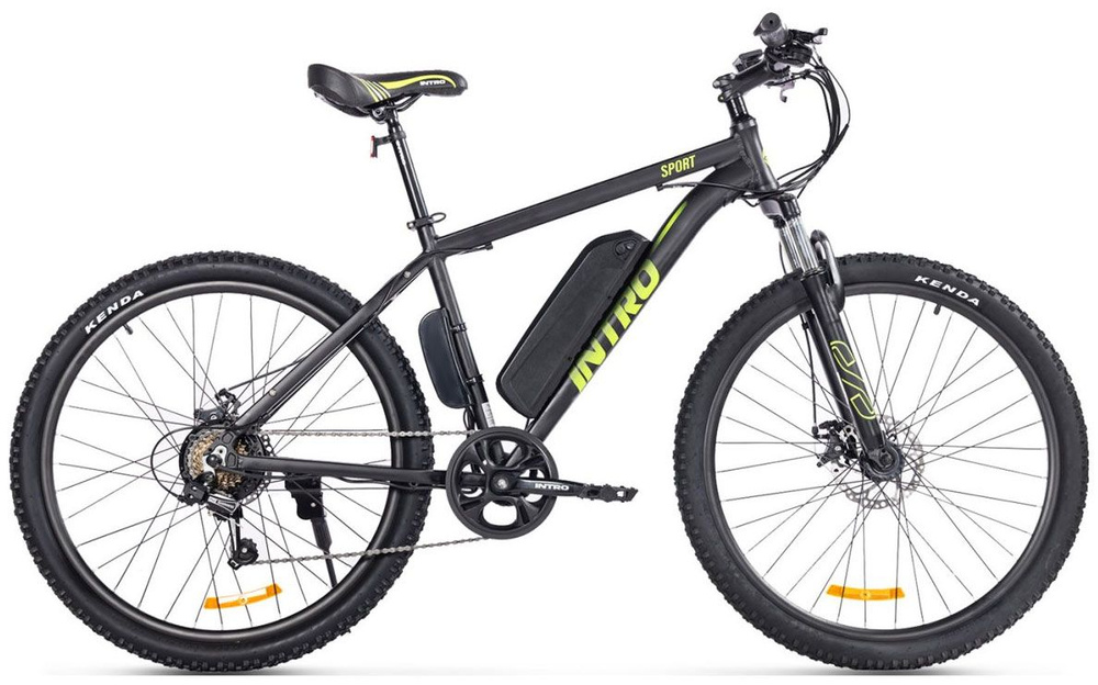 Велосипед Eltreco INTRO Sport, черно-зеленый-2681 (024317-2681) #1