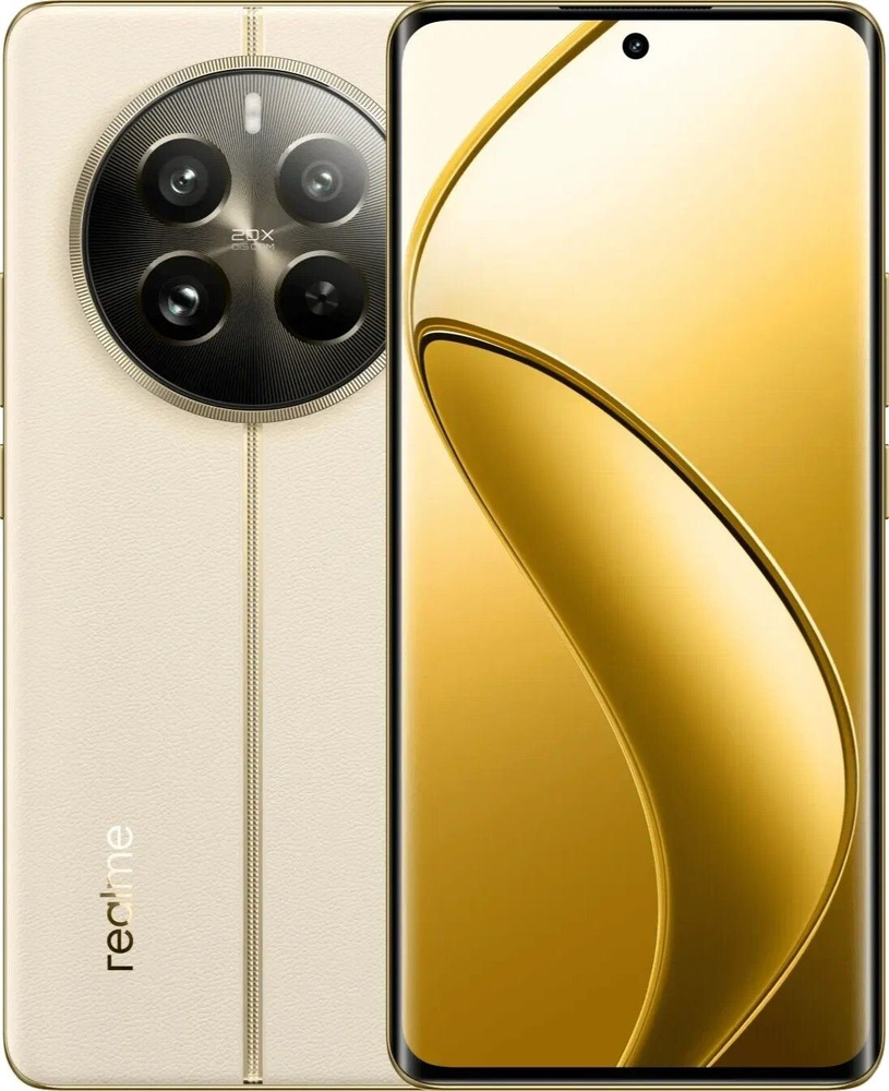 realme Смартфон 12 Pro 8/256 Beige (RMX3842) 256 ГБ, бежевый #1