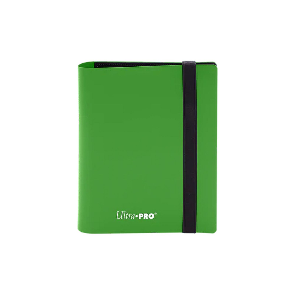 Альбом для карт Ultra Pro Eclipse 2-Pocket PRO-Binder с 20 листами 2x1 (Lime Green)  #1