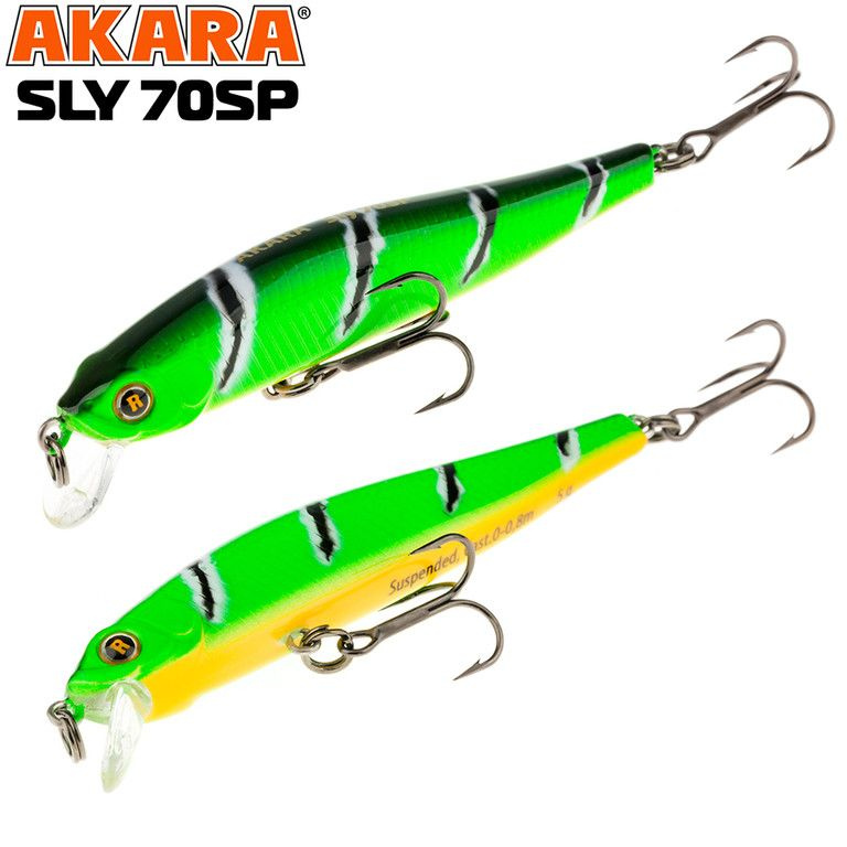 Воблер Akara Sly 70SP 5гр. (3/17 oz 2,8 in) A107 #1