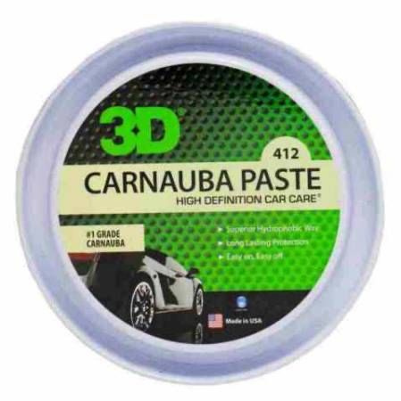 Воск карнаубы с усилением блеска и глубины цвета Carnauba Paste Wax Paste 0,33 л 3D  #1