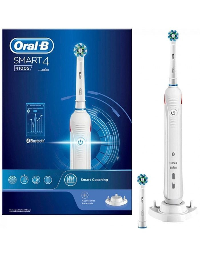 Электрическая зубная щетка Braun Toothbrush Smart 4100 Sensitive #1