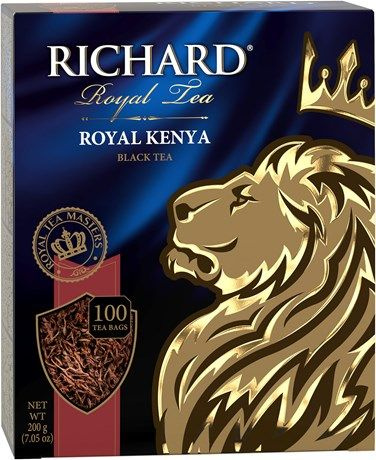 Чай Richard Royal Kenya Black Tea черный (2г х 100шт), 200г #1