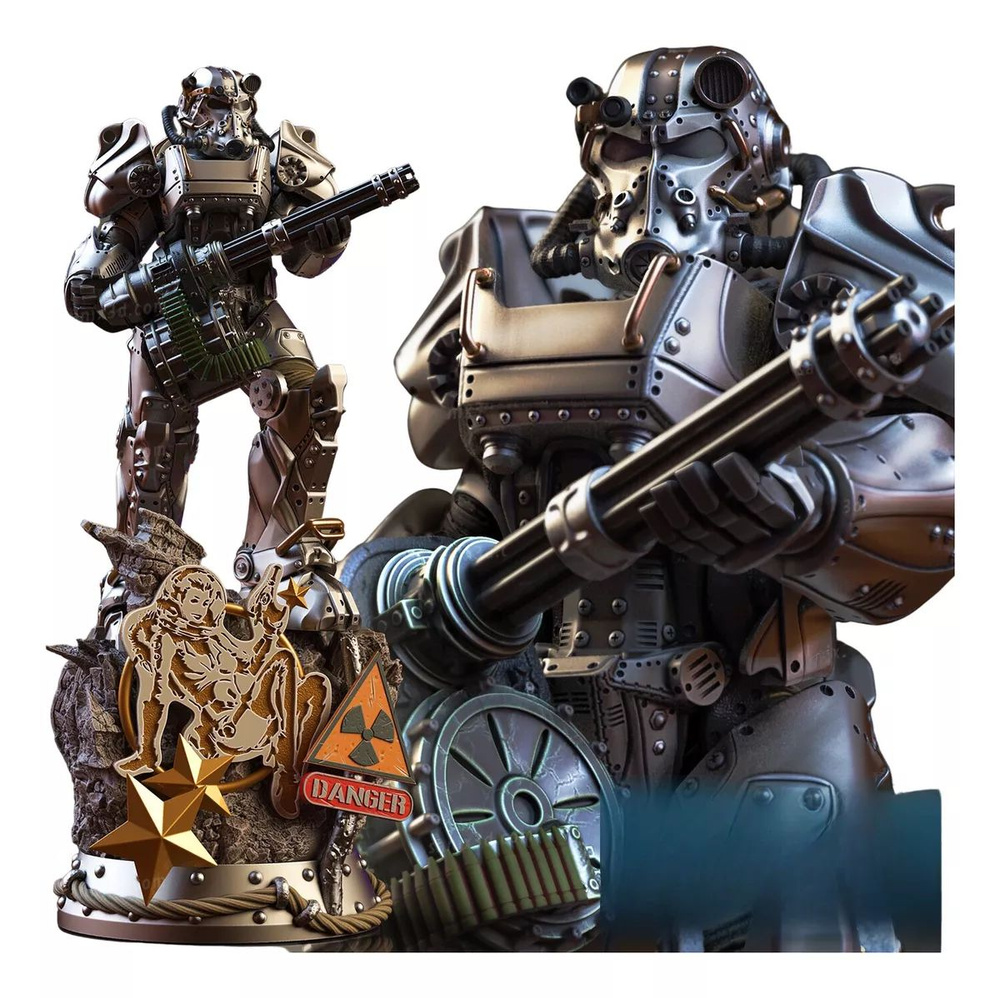 Fallout T-60 Power Armor / Силовая броня - коллекционная фигурка под  покраску - купить с доставкой по выгодным ценам в интернет-магазине OZON  (1540465788)