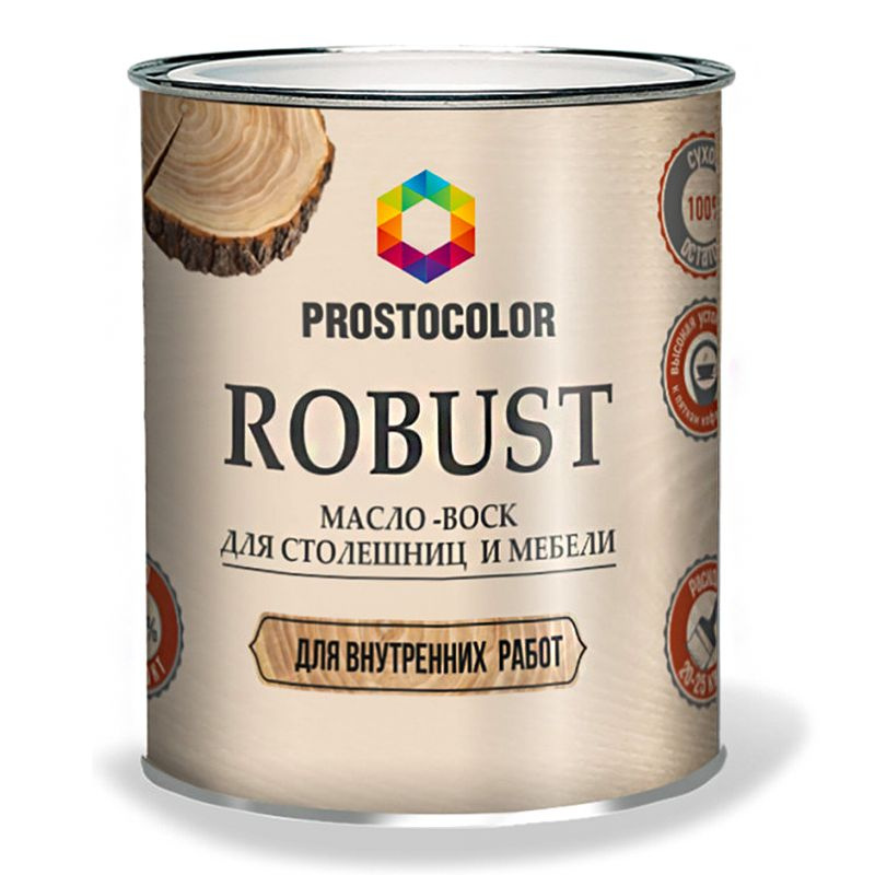 Масло для столешниц и мебели PROSTOCOLOR ROBUST (палисандр) 0,75 л #1