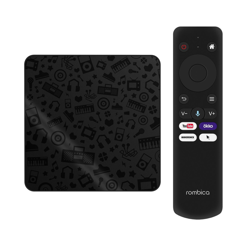 Rombica Медиаплеер TVbox Mate Android/16 ГБ, Bluetooth, Wi-Fi, черный #1
