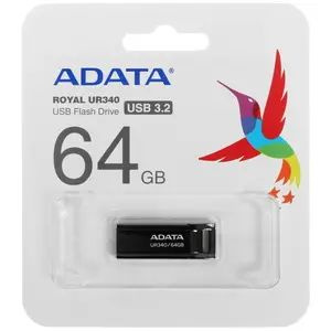 ADATA USB-флеш-накопитель UR340 AROY-UR340-64GBK 64 ГБ #1