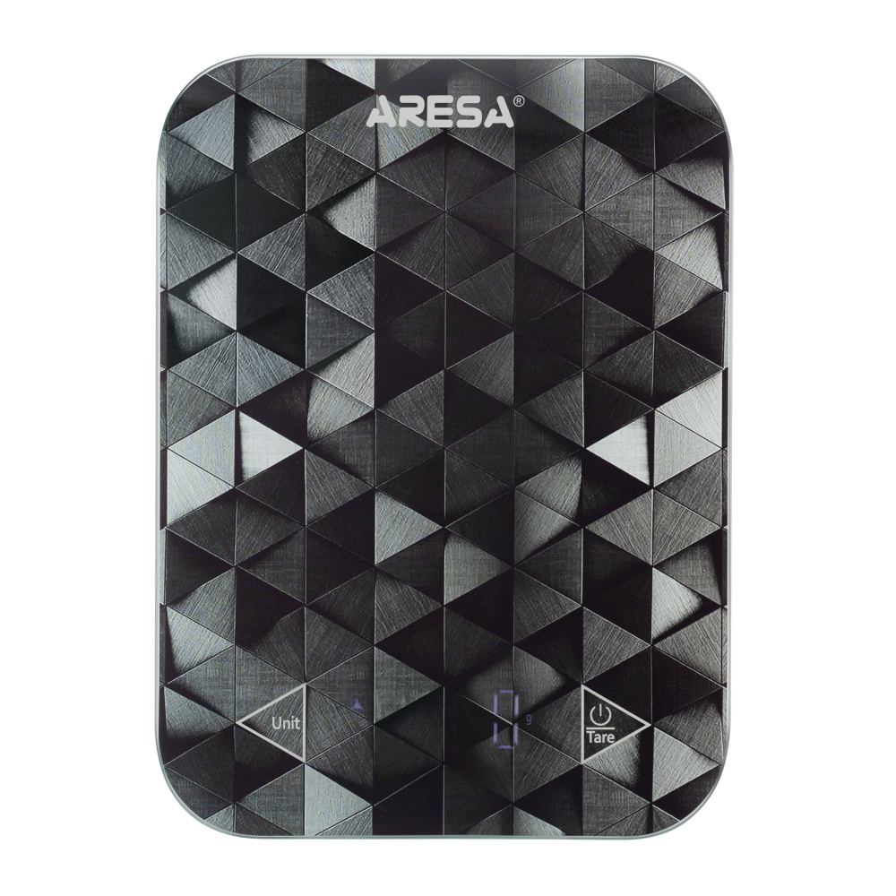 Кухонные весы ARESA AR-4317, max 10 кг, платформа из закаленного стекла, сенсорное управление, точность #1