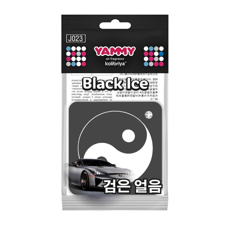 YAMMY Ароматизатор автомобильный, Black Ice #1