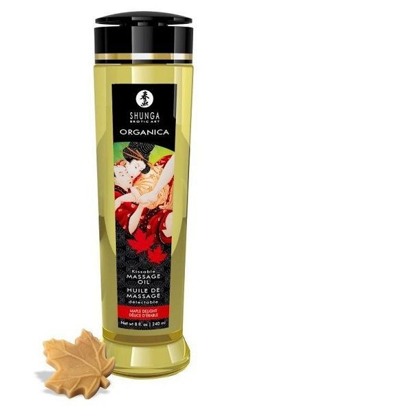 Массажное масло с ароматом кленового сиропа Organica Maple Delight - 240 мл.  #1