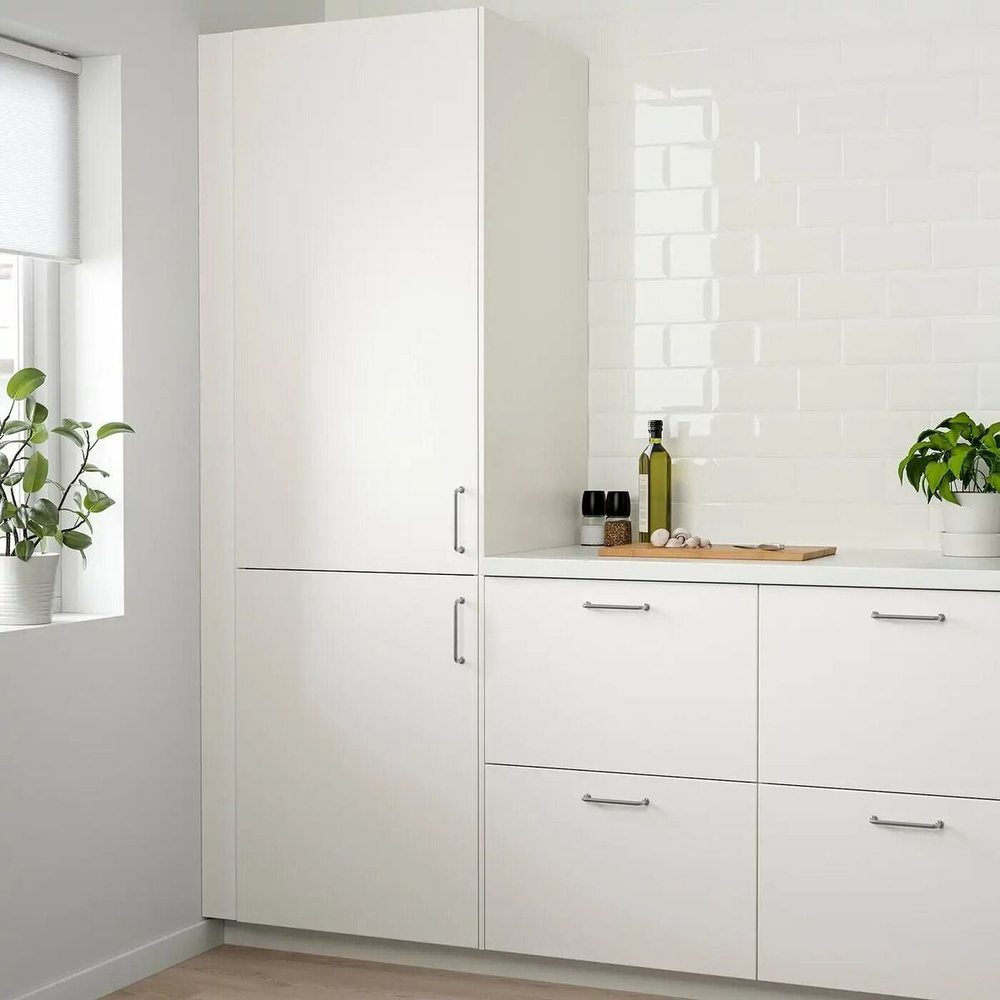 Фасад для кухни панель для посудомоечной машины IKEA VEDDINGE ВЕДДИНГЕ 45x80см белый  #1