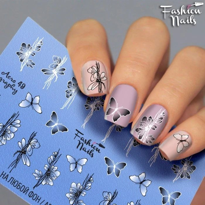 Слайдеры Fashion Nails Aerography 49 #1