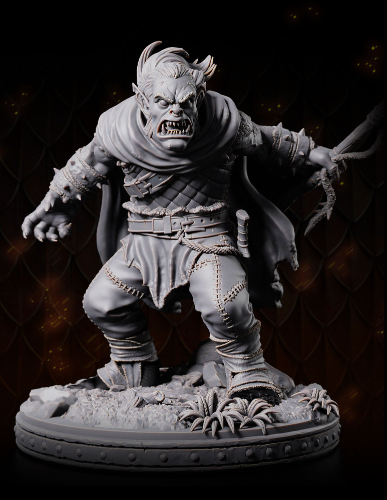 Игровая миниатюра Гоблин Hobgoblin №1 - Primal Collection 32mm (Primal Collection, DND, фигурка)  #1