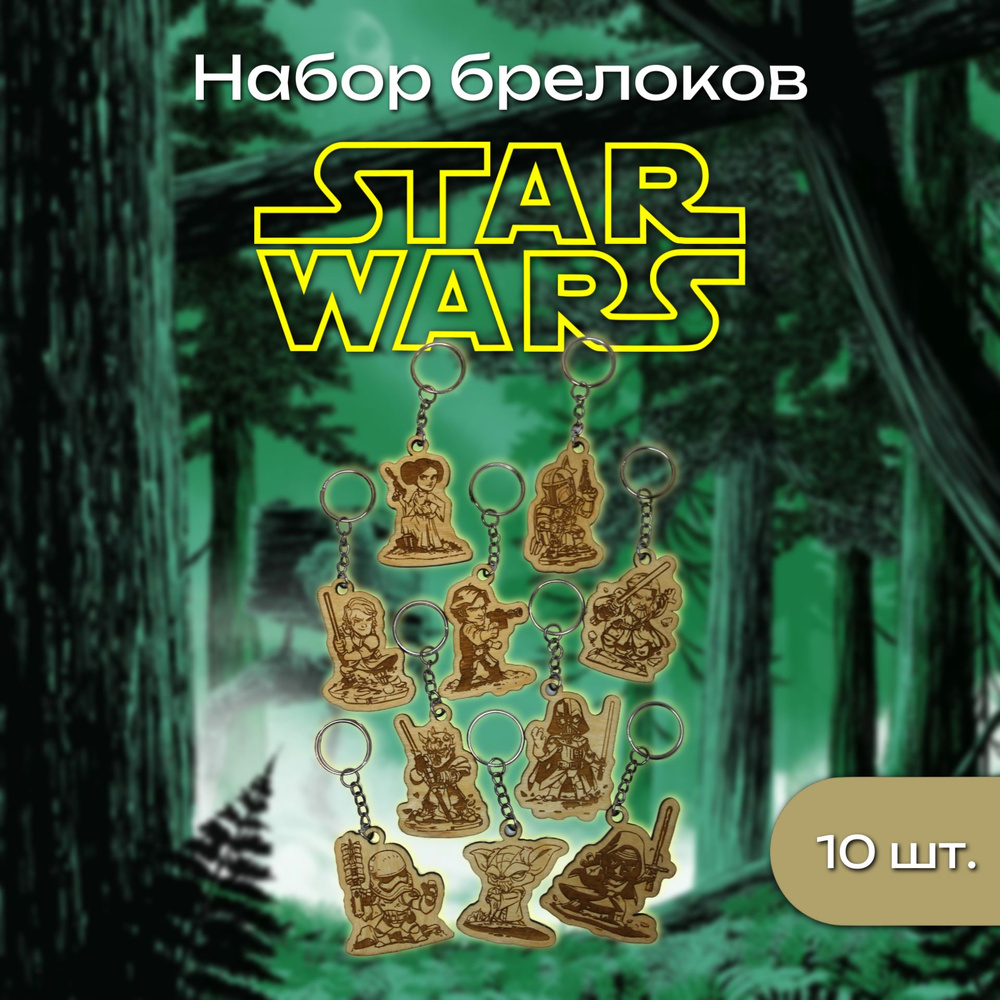 Брелоки для ключей / Подарок / Ребенку / Сувенир / На ключи / Star Wars / Звёздные войны  #1