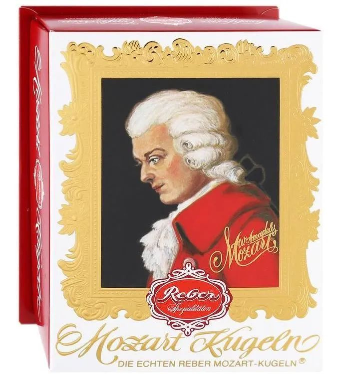 Reber Mozart Kugeln горький шоколад 240 г #1
