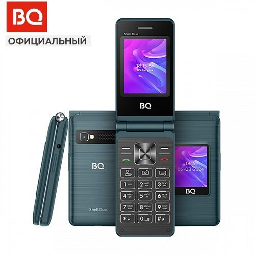 Мобильный телефон BQ 2412 Shell Duo Blue #1