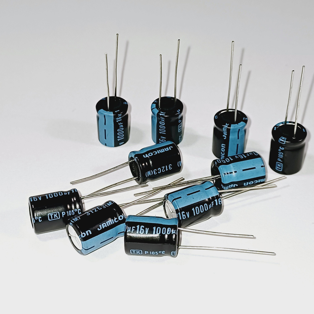 Конденсатор электролитический 1000 мкф 16 вольт ТК 10шт - купить с ...