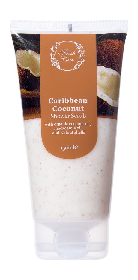 Гель-скраб для тела с кокосовым маслом Ceribbean Coconut Shower Scrub, 150 мл  #1