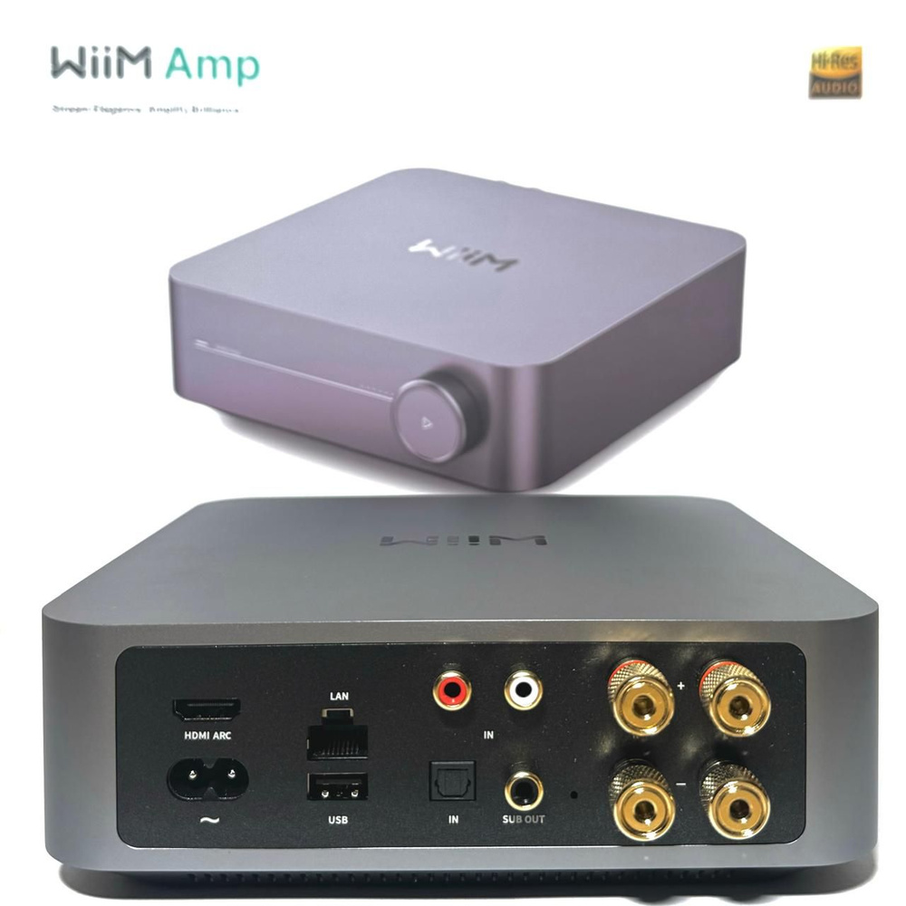 WiiM Amp 2-я ревизия: Мультирум потоковый усилитель с AirPlay 2, Chromecast, HDMI & Voice Control Stream #1